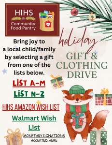 HIHS 2024 Holiday Gift Drive